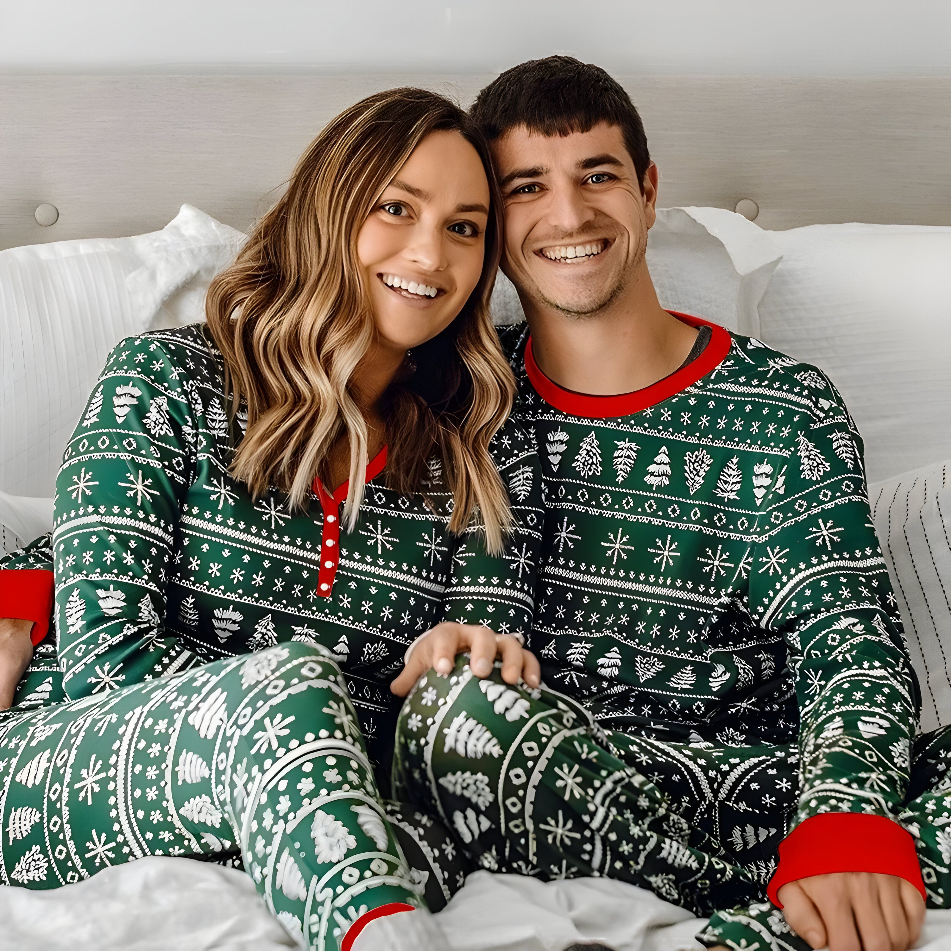 Green Christmas Pajamas 