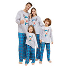 Light Blue Christmas Pajamas 