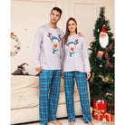 Light Blue Holiday Pajamas