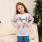 Light Blue Christmas Pajamas 