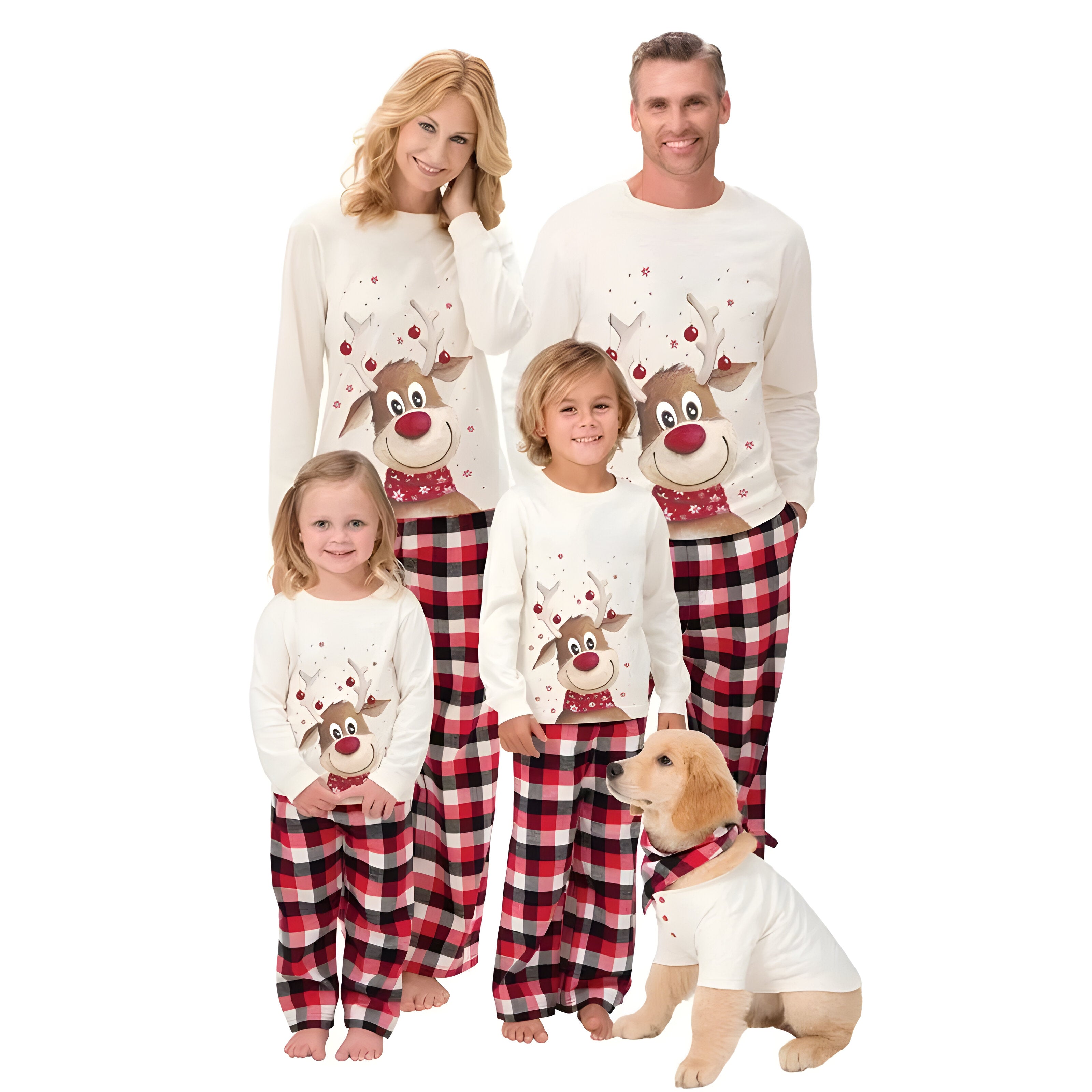 Reindeer Print Pajamas